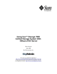 Sun Microsystems 7000 User's Manual