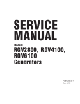 Subaru Robin Power Products RGV6100 User's Manual