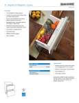 Sub-Zero Refrigerator ID-24R User's Manual
