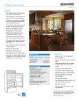 Sub-Zero Refrigerator BI-36U/S/PH User's Manual
