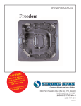 Strong Pools and Spas Freedom User's Manual