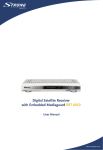 Strong Enterprises Digital Satellite Receiver with Embedded Mediaguard SRT 6850 User's Manual