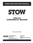 Stow CMS-6S User's Manual