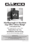 Stovax Stove Range User's Manual