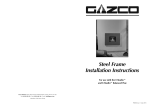 Stovax Steel Frame User's Manual