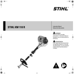 STIHL KM 110 R Instruction Manual