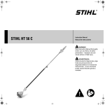 STIHL HT 56 C-E Instruction Manual