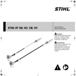 STIHL HT 100 Instruction Manual