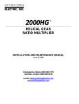 Sterling 2000HG User's Manual