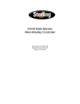 Sterling Home Theater Server 882.00722.00 User's Manual