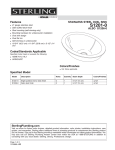 Sterling Plumbing S1201-0 User's Manual