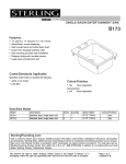 Sterling Plumbing B173 User's Manual