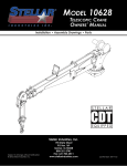 Stellar Industries Telescopic Crane 10628 User's Manual