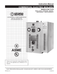 State Industries ASME SW 37-670 User's Manual