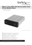 StarTech.com drw150sasbk User's Manual