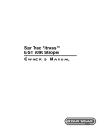 Star Trac Stepper Machine E-ST 5090 User's Manual