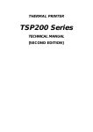 Star Micronics TSP200 User's Manual