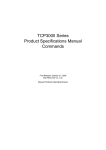 Star Micronics TCP300II Series User's Manual