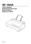 Star Micronics SF-10HA User's Manual