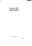 Star Micronics NX-10 User's Manual