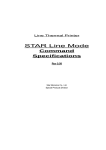 Star Micronics Line Thermal Printer User's Manual