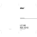 Star Micronics LC-90 NX-1010 User's Manual