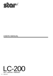 Star Micronics LC-200 User's Manual