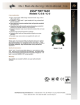 Star Manufacturing 11C-B User's Manual