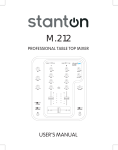 Stanton M.212 User's Manual