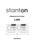 Stanton C.504 User's Manual
