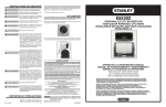 Stanley Black & Decker 655302 User's Manual