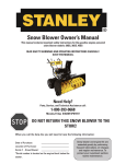 Stanley Black & Decker 30SS User's Manual