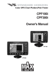Standard Horizon MAX CPF180I User's Manual