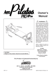Stamina Products , Inc Fitness Equipment 55-5556 User's Manual