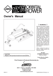 Stamina Products Orbital Rower 1215 User's Manual