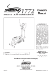 Stamina Products 55-1772 User's Manual