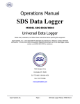 SSI America SSi SDS Data Logger 8020 User's Manual