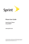 Sprint Nextel VISION S1 User's Manual