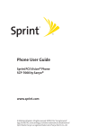 Sprint Nextel SCP-7000 User's Manual