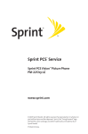 Sprint Nextel PM-225 User's Manual