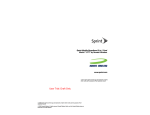 Sprint Nextel C777 User's Manual