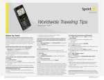 Sprint Nextel Cell Phone ACE User's Manual