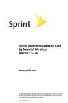 Sprint Nextel S720 User's Manual
