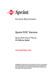Sprint Nextel PCS VI-3155I User's Manual