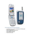 Sprint Nextel Audiovox Vision Picture Phone 8912 User's Manual