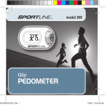 Sportline Fitness Electronics 310 User's Manual