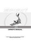Spirit XE 850 User's Manual