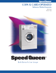 Speed Queen NX18 User's Manual