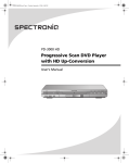 SpectronIQ PD-3000HD User's Manual