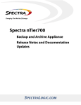 Spectra Logic NTIER700 User's Manual